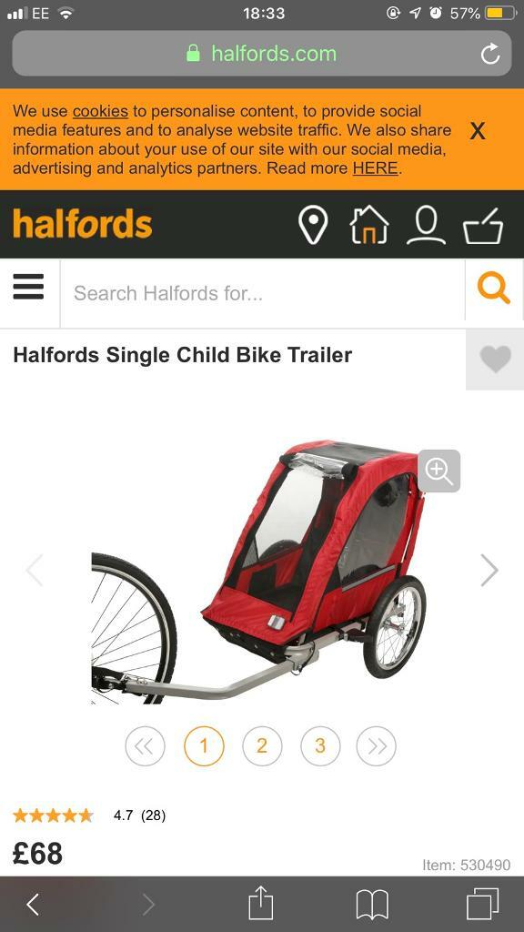 halfords bike trailer stroller kit